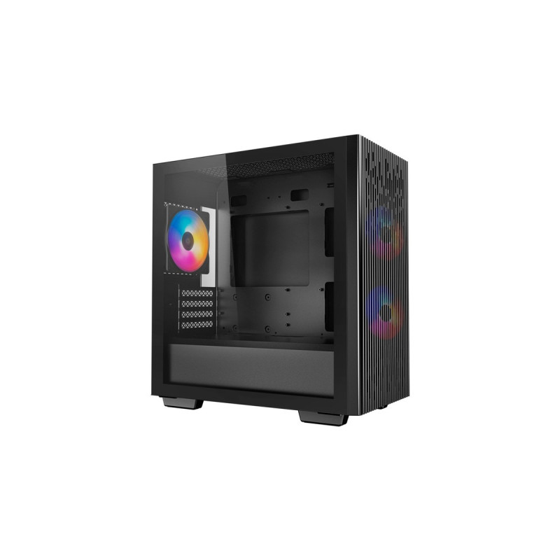 DeepCool MATREXX 40 3FS, Tower-Gehäuse(schwarz, Tempered Glass)