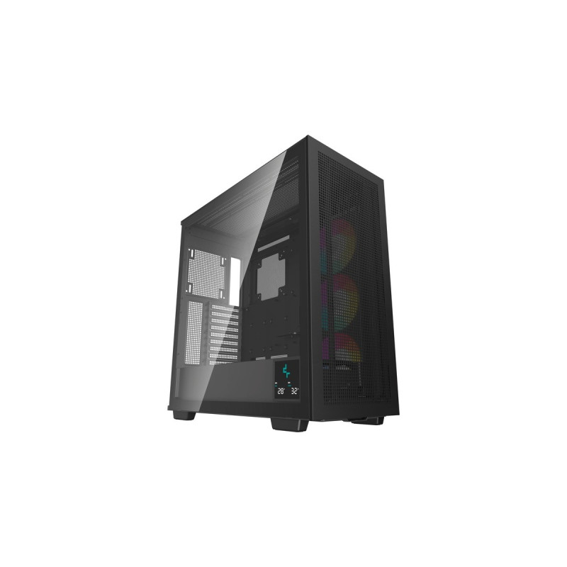 DeepCool MORPHEUS , Tower-Gehäuse(schwarz, Tempered Glass)
