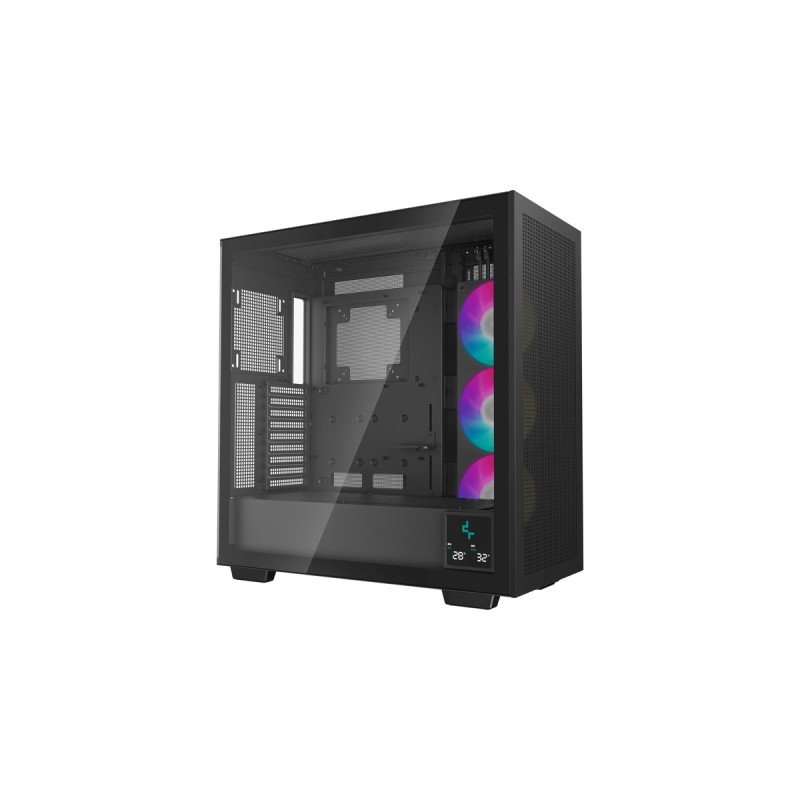 DeepCool MORPHEUS , Tower-Gehäuse(schwarz, Tempered Glass)