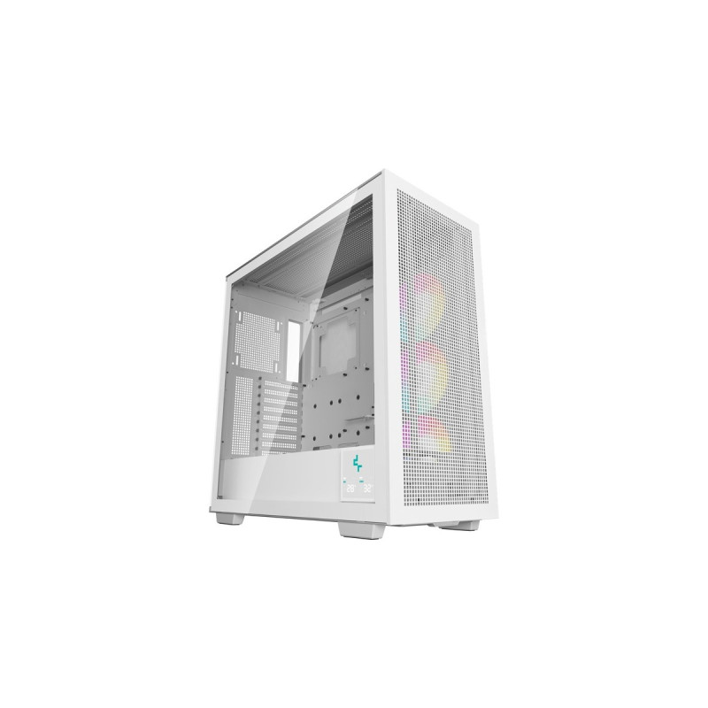 DeepCool MORPHEUS , Tower-Gehäuse(weiß, Tempered Glass)