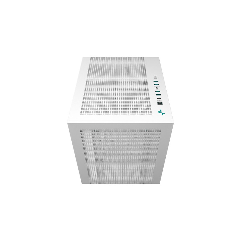 DeepCool MORPHEUS , Tower-Gehäuse(weiß, Tempered Glass)