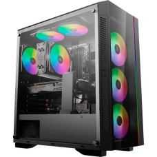 DeepCool Matrexx 55 V3 ADD-RGB 3F, Tower-Gehäuse(schwarz, Tempered Glass)