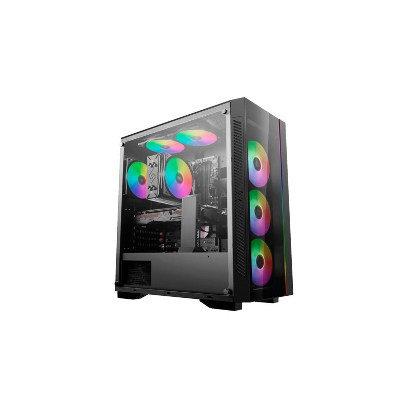 DeepCool Matrexx 55 V3 ADD-RGB 3F, Tower-Gehäuse(schwarz, Tempered Glass)