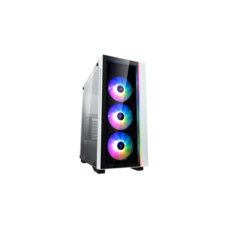 DeepCool Matrexx 55 V3 ADD-RGB WH 3F, Tower-Gehäuse(weiß, Tempered Glass)