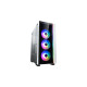 DeepCool Matrexx 55 V3 ADD-RGB WH 3F, Tower-Gehäuse(weiß, Tempered Glass)