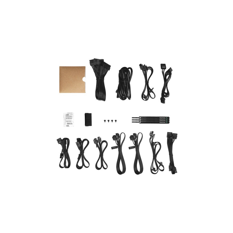 DeepCool PQ850M 850W, PC-Netzteil(schwarz, 3x PCIe, Kabel-Management, 850 Watt)