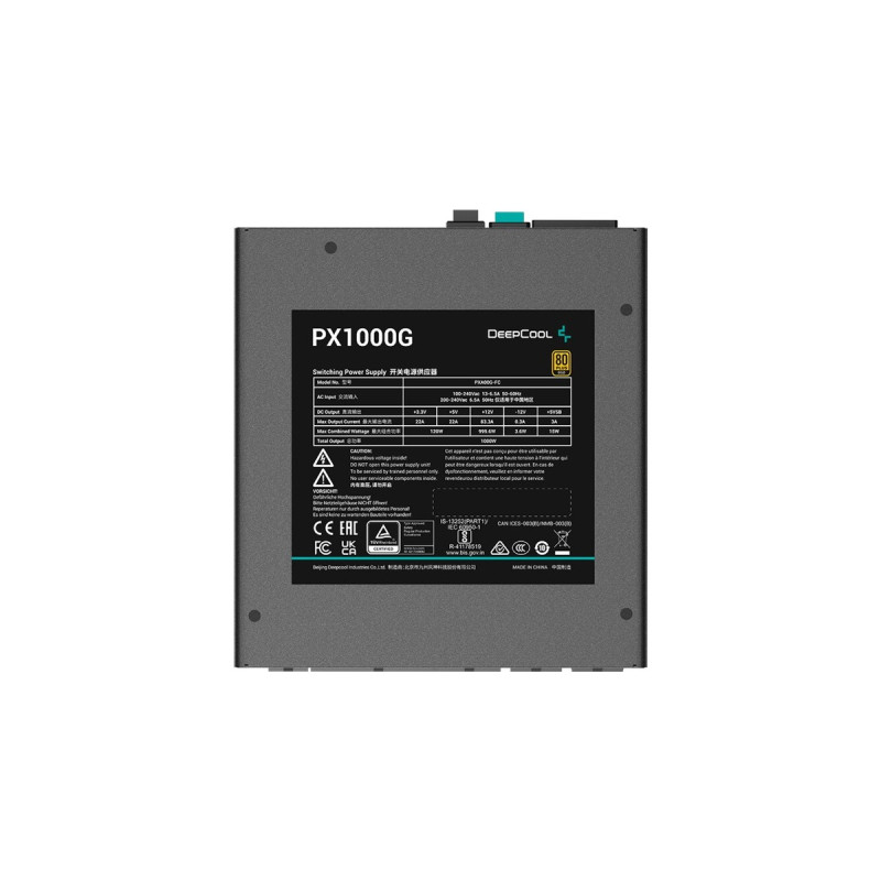 DeepCool PX1000G 1000W, PC-Netzteil(schwarz, Kabel-Management, 1000 Watt)