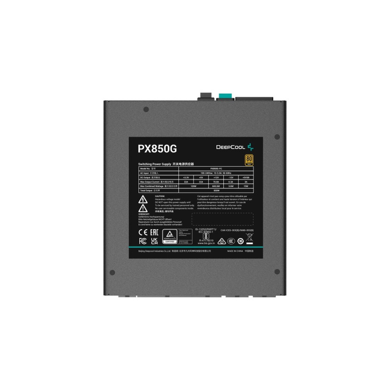 DeepCool PX850G 850W, PC-Netzteil(schwarz, Kabel-Management, 850 Watt)
