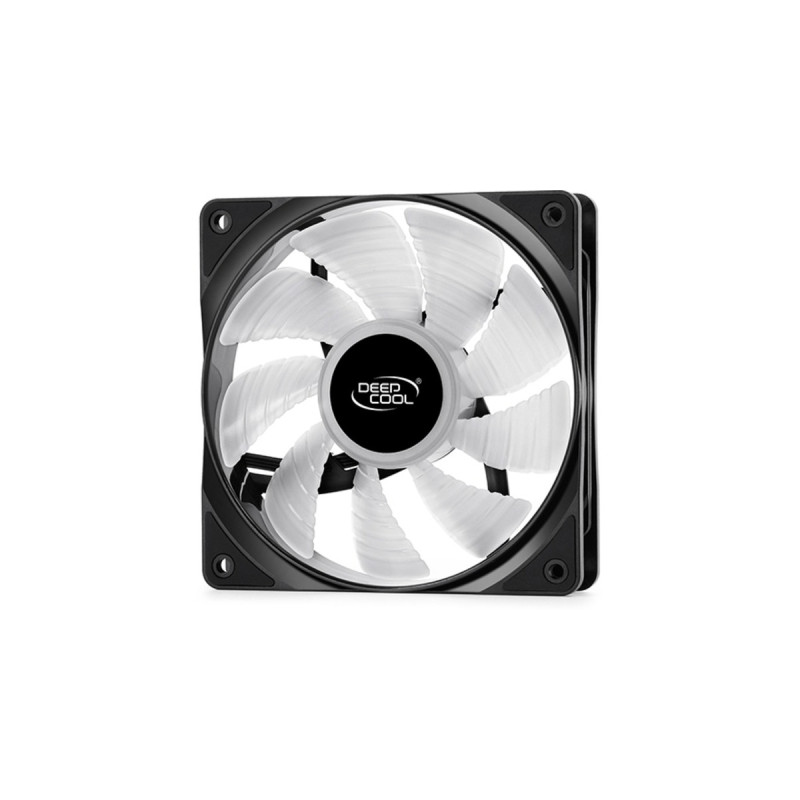 DeepCool RF 120 3in1 120x120x25, Gehäuselüfter(schwarz/weiß, 3er Pack)