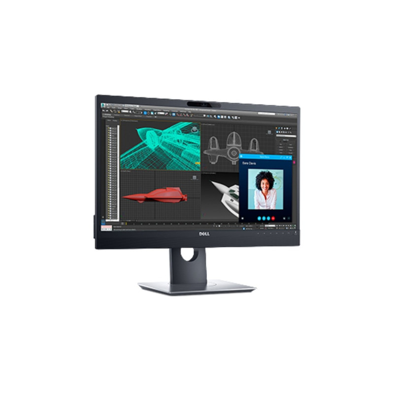 Dell P2418HZm, LED-Monitor(60.47 cm (23.8 Zoll), schwarz, FullHD, IPS, Kamera, HDMI)