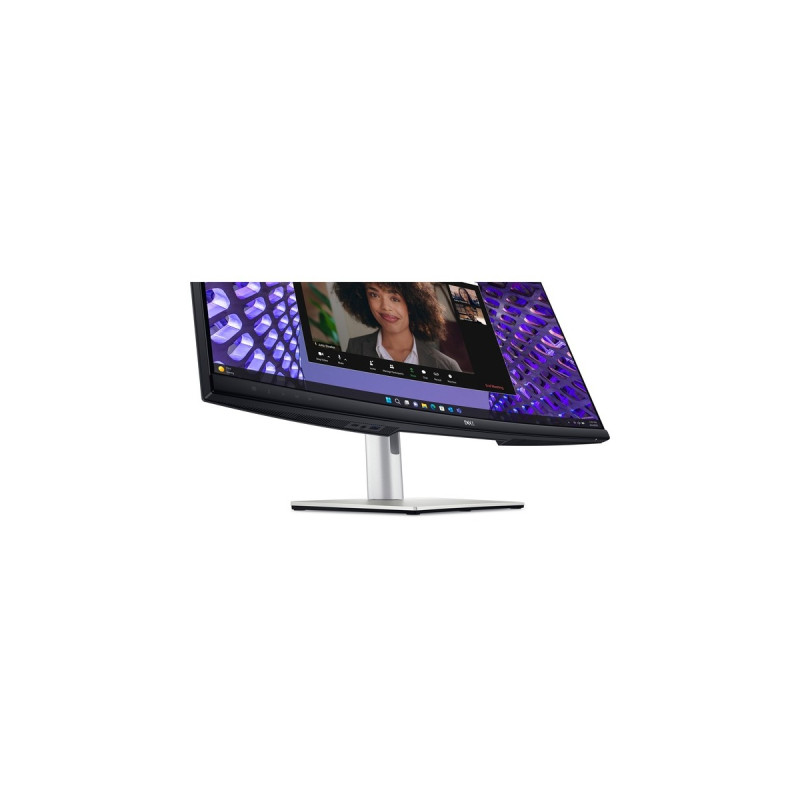 Dell P3424WEB, LED-Monitor(87 cm (34 Zoll), schwarz/silber, WQHD, IPS, QHD-Webcam)