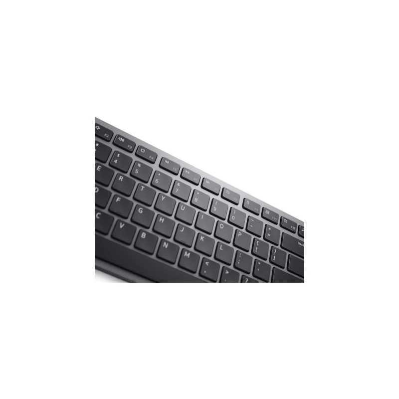 Dell Premier-Mehrgeräte-Wireless-Tastatur und -Maus (KM7321W), Desktop-Set(titan/schwarz, DE-Layout, Scherenmechanik)