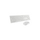 Dell Pro-Wireless-Tastatur und -Maus (KM5221W), Desktop-Set(weiß, DE-Layout)