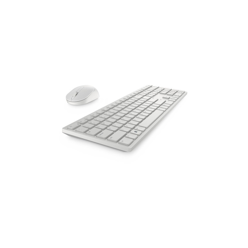 Dell Pro-Wireless-Tastatur und -Maus (KM5221W), Desktop-Set(weiß, DE-Layout)