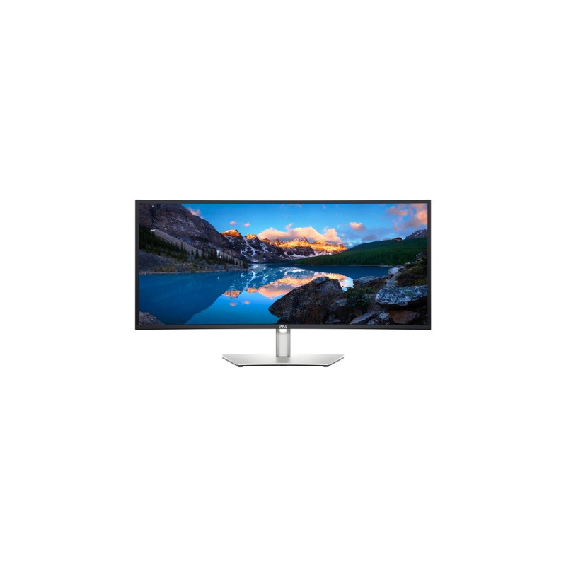 Dell U3423WE, LED-Monitor(87 cm (34 Zoll), silber/schwarz, WQHD, IPS, Curved, USB-C)