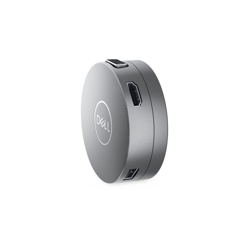 Dell USB-C Mobile Adapter DA310, Dockingstation(silber, USB, HDMI, DisplayPort)