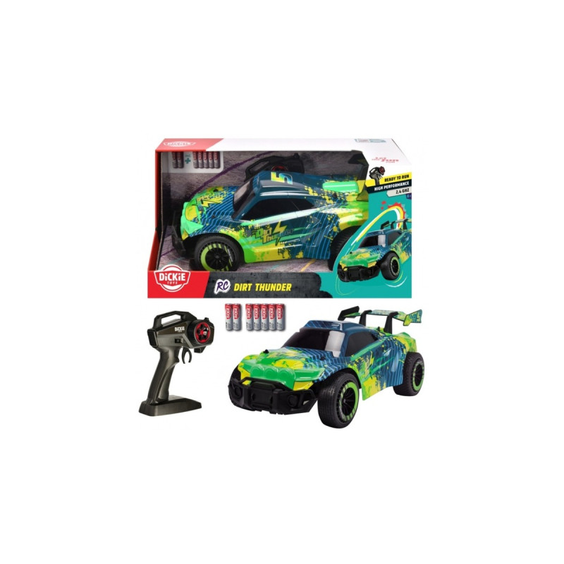 Dickie RC Dirt Thunder, RTR(grün/blau, 1:10)