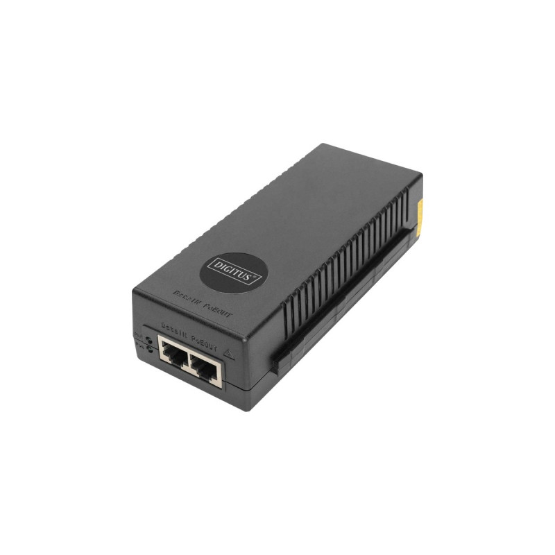 Digitus 10 Gigabit Ethernet PoE+ Injektor, 802.3at, 30 W, PoE-Injektor(schwarz)