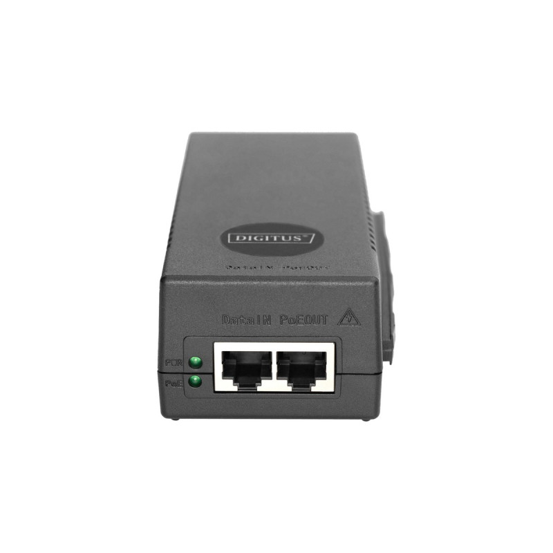 Digitus 10 Gigabit Ethernet PoE+ Injektor, 802.3at, 30 W, PoE-Injektor(schwarz)