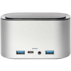 Digitus 11-Port USB-C Docking Station, Dockingstation(silber/schwarz)
