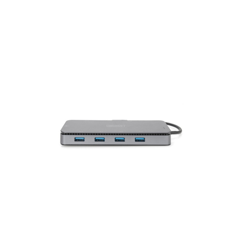 Digitus 11 Port USB-C Dockingstation mit SSD Enclosure(USB, VGA, HDMI, RJ45, M.2 SSD)