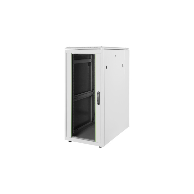 Digitus 483-mm-Netzwerkschrank, 26HE, IT-Schrank(hellgrau, 26 Höheneinheiten)