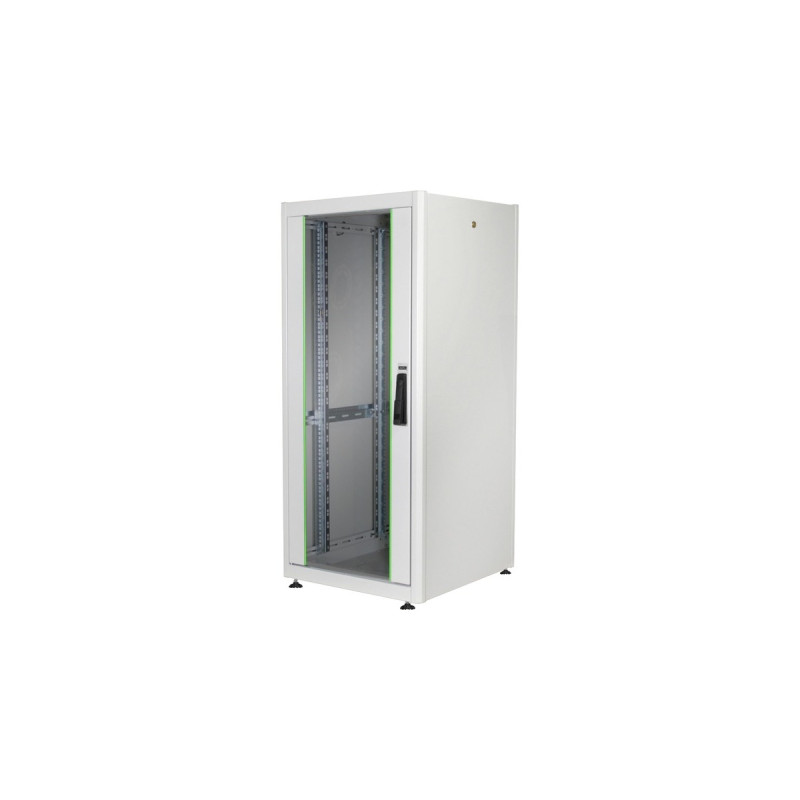 Digitus 483-mm-Netzwerkschrank, 26HE, IT-Schrank(hellgrau, 26 Höheneinheiten)