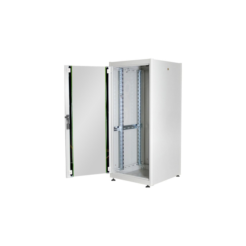 Digitus 483-mm-Netzwerkschrank, 26HE, IT-Schrank(hellgrau, 26 Höheneinheiten)