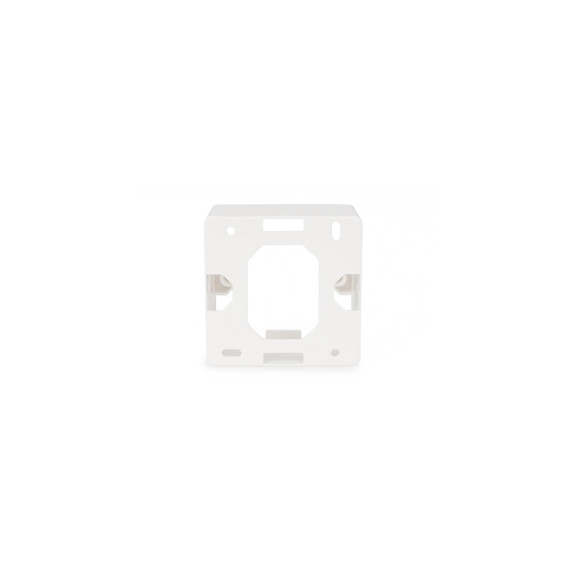 Digitus Aufputzrahmen DN-93803 für Keystone Leerdosen, Einbaurahmen(weiß, 80 x 80mm)