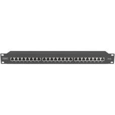 Digitus DN-91624S-EA-B, Patchpanel(schwarz, 19", Cat.6A)