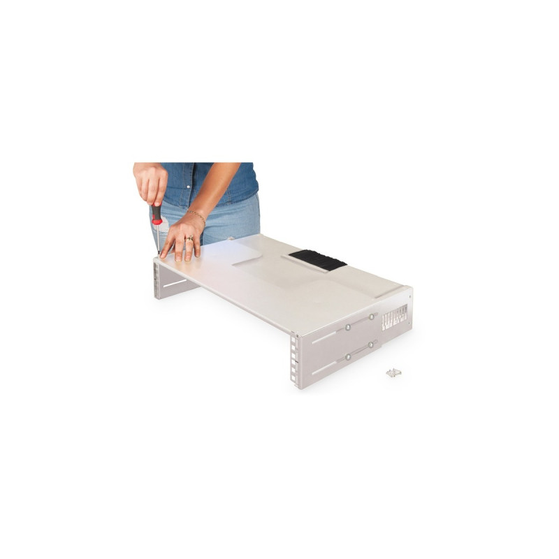 Digitus Dach- und Bodenplatte für Patch-Halter, Fachboden(grau, 1 Stück)