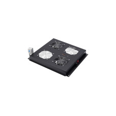 Digitus Dachlüftereinheit für Unique Netzwerkschränke & Dynamic Basic Netzwerk- und Serverschränke, Lüfterbaustein(schwarz)