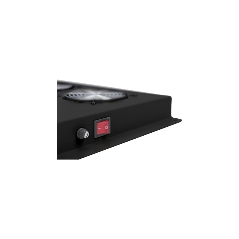 Digitus Dachlüftereinheit für Unique Serverschränke, Lüfterbaustein(schwarz)