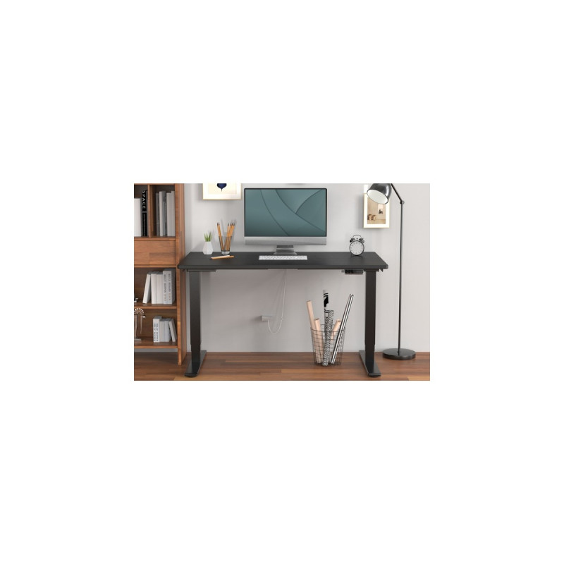 Digitus Elektrisch höhenverstellbares Tischgestell, Dual-Motor, 3-Stufen DA-90434, Untergestell(schwarz)