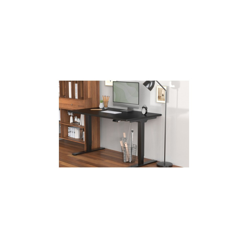 Digitus Elektrisch höhenverstellbares Tischgestell, Dual-Motor, 3-Stufen DA-90434, Untergestell(schwarz)