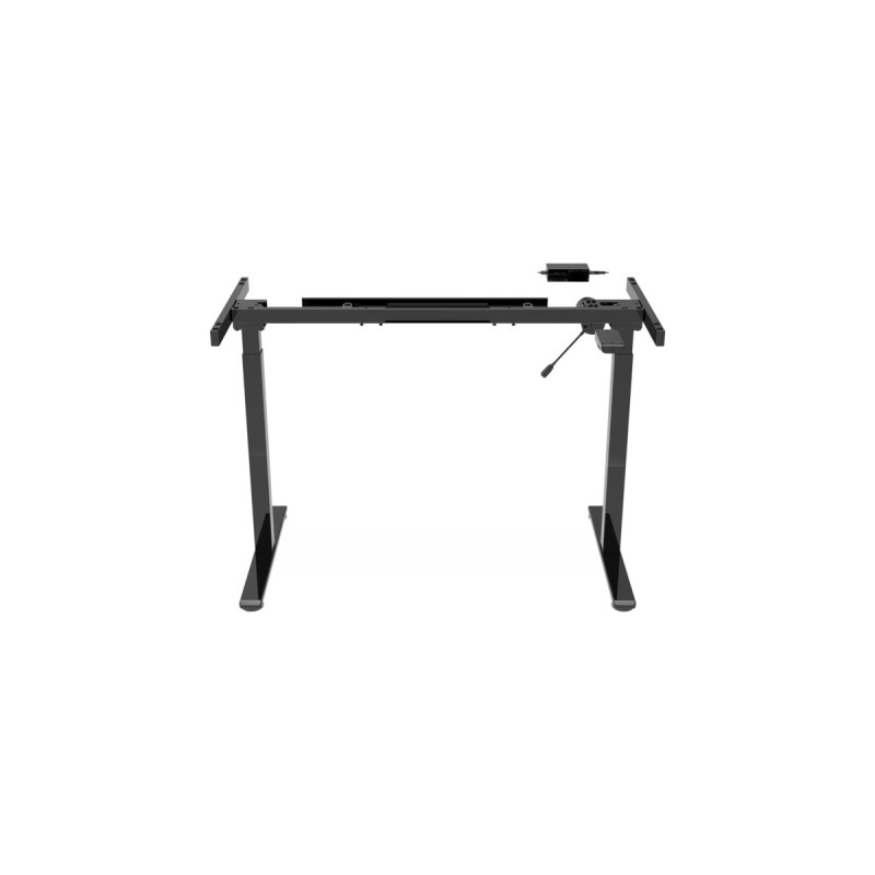 Digitus Elektrisch höhenverstellbares Tischgestell, Single-Motor, 2-Stufen DA-90430, Untergestell(schwarz)