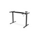 Digitus Elektrisch höhenverstellbares Tischgestell, Single-Motor, 2-Stufen DA-90430, Untergestell(schwarz)