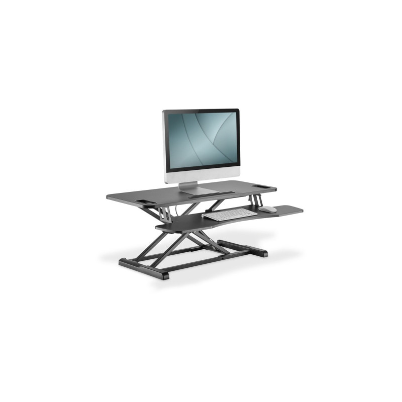 Digitus Ergonomischer Schreibtischaufsatz, Monitorhalterung(schwarz)