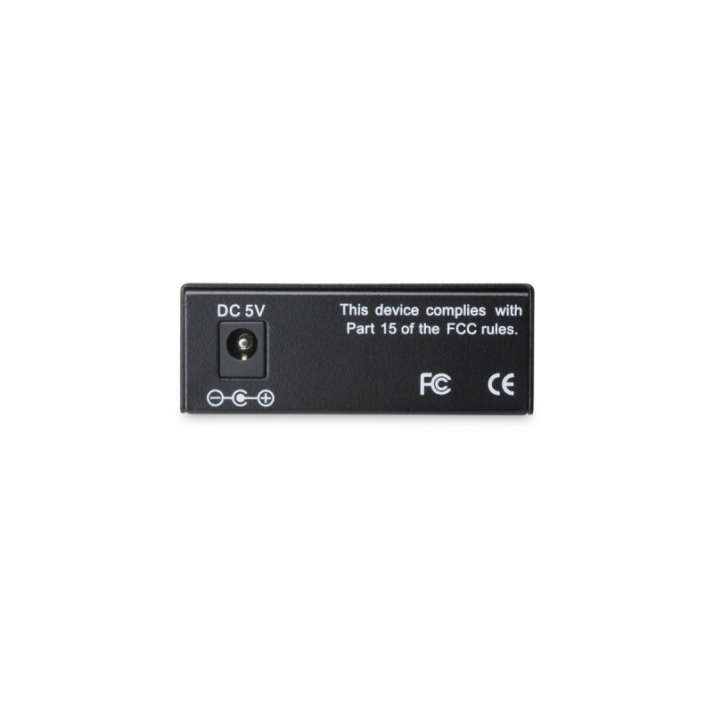 Digitus Fast Ethernet Medienkonverter RJ-45 auf ST-Duplex(schwarz)