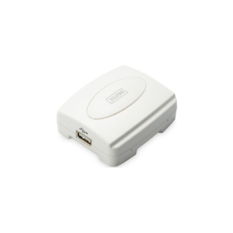 Digitus Fast Ethernet Print Server (DN-13003-2), Printserver(weiß, USB 2.0)