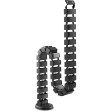 Digitus Flexible Kabelführung mit anpassbarer Länge(schwarz)