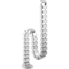 Digitus Flexible Kabelführung mit anpassbarer Länge(silber)