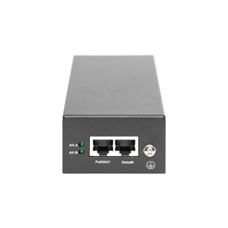 Digitus Gigabit Ethernet PoE++ Injektor, 802.3bt, 85 W, PoE-Injektor(schwarz)