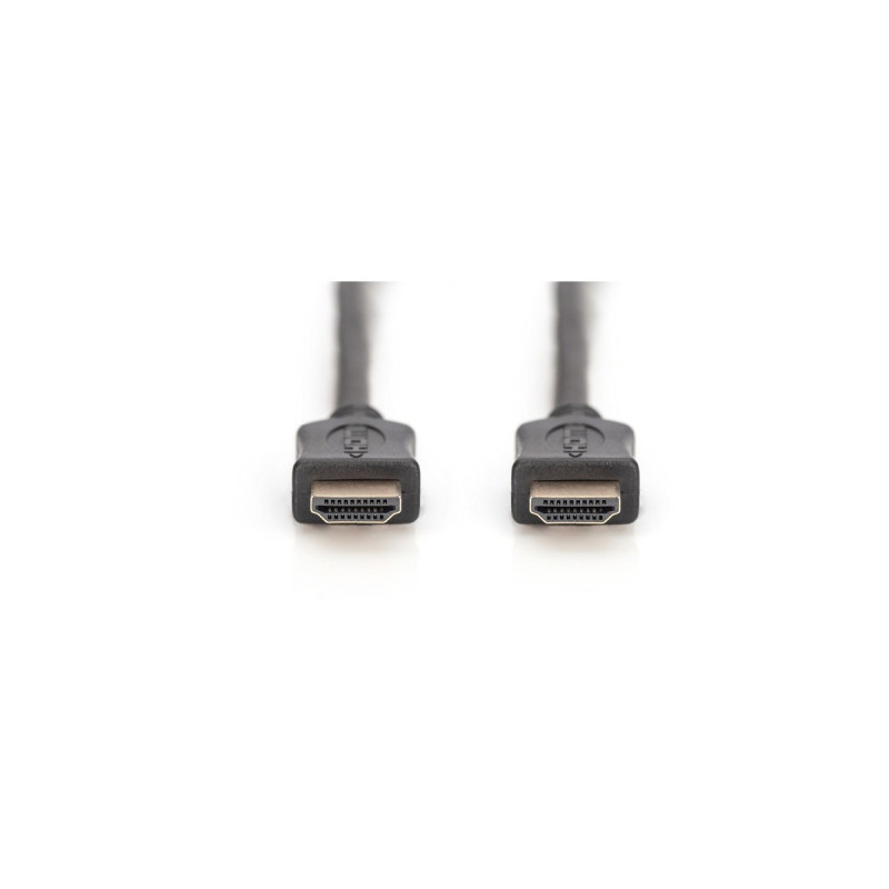 Digitus HDMI High Speed Kabel mit Ethernet, Typ A(schwarz, 2 Meter)