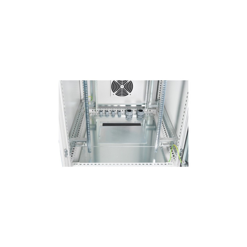 Digitus Industrie-Netzwerkschrank Indoor 800x800mm (BxT), IT-Schrank(hellgrau, 42 Höheneinheiten)