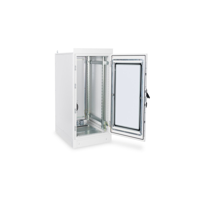 Digitus Industrie-Netzwerkschrank, Innenanwendung, IP55, IT-Schrank(hellgrau, 24 Höheneinheiten)