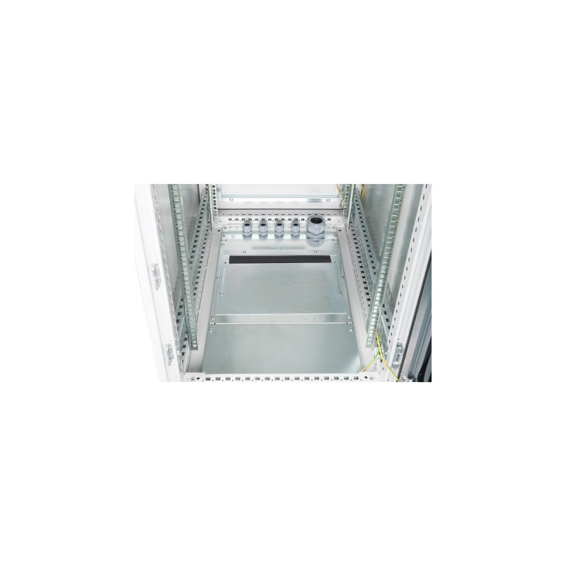 Digitus Industrie-Netzwerkschrank, Innenanwendung, IP55, IT-Schrank(hellgrau, 24 Höheneinheiten)