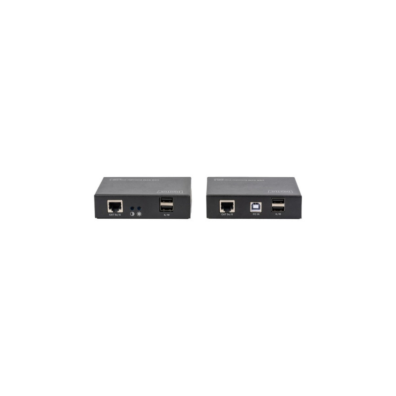 Digitus KVM USB Extender Cat5, KVM-Switch(schwarz, USB, VGA)