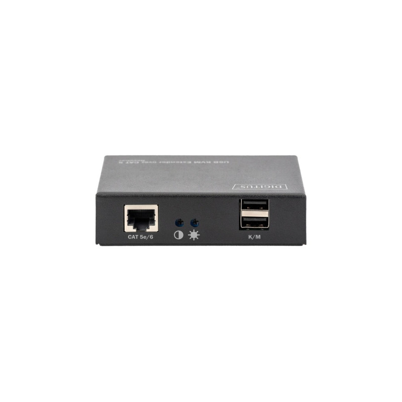 Digitus KVM USB Extender Cat5, KVM-Switch(schwarz, USB, VGA)