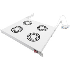 Digitus Lüftereinheit zur variablen 483 mm (19")-Installation, Lüfterbaustein(grau)